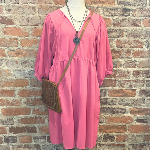 Michelle McDowell Pink Dress