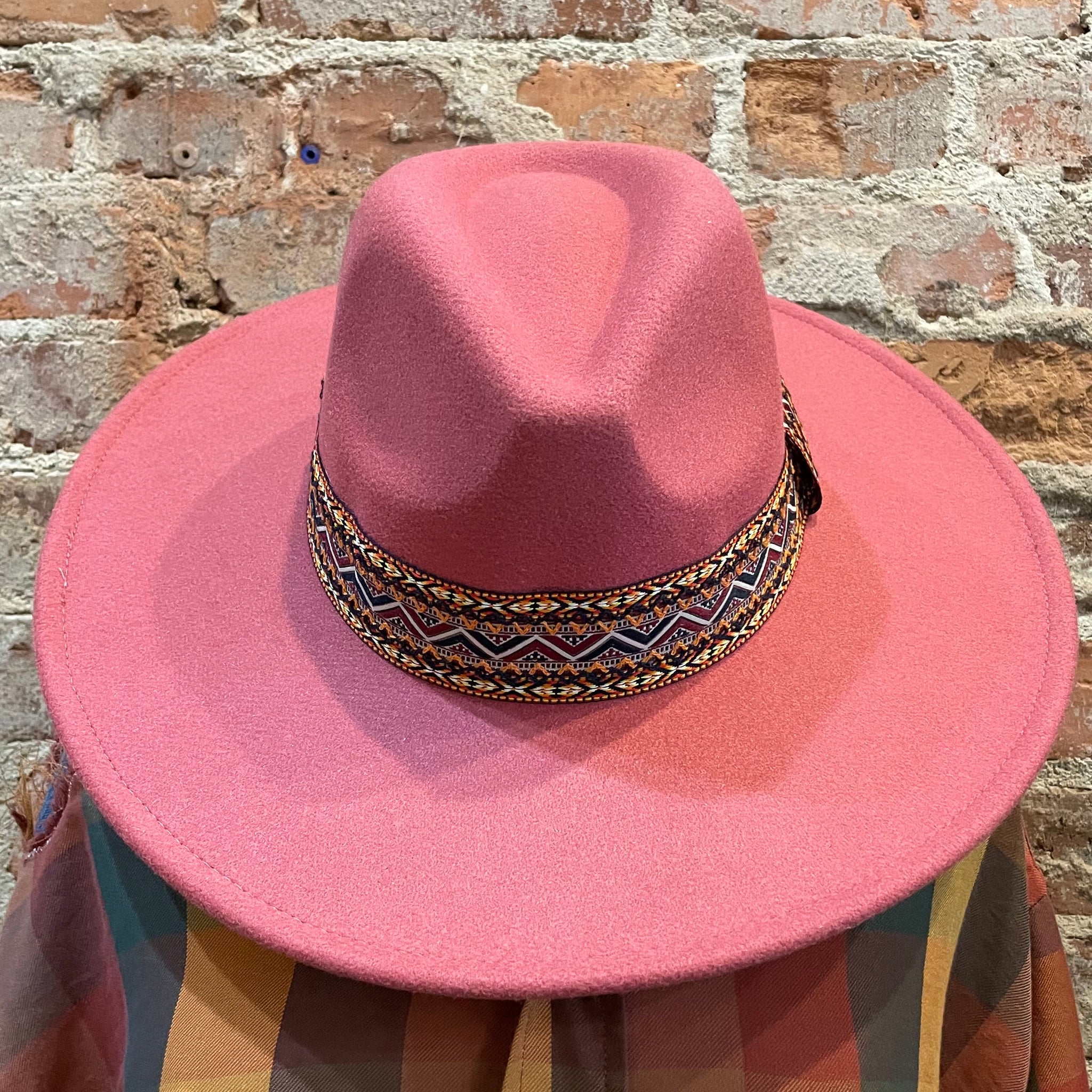 Rose Clay Aztec Hat