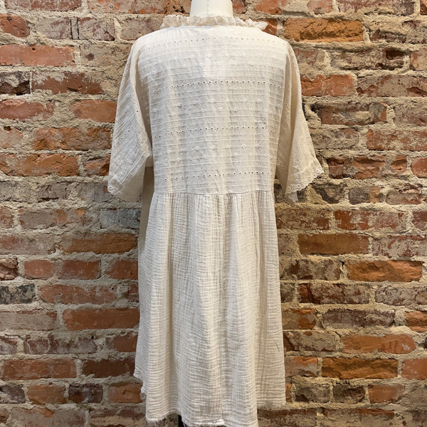 Eyelet Tunic Dress