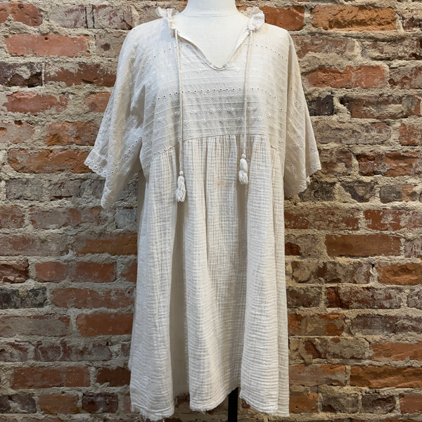 Eyelet Tunic Dress