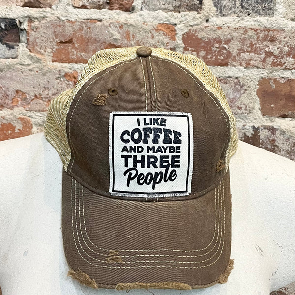 VINTAGE Coffee Hat