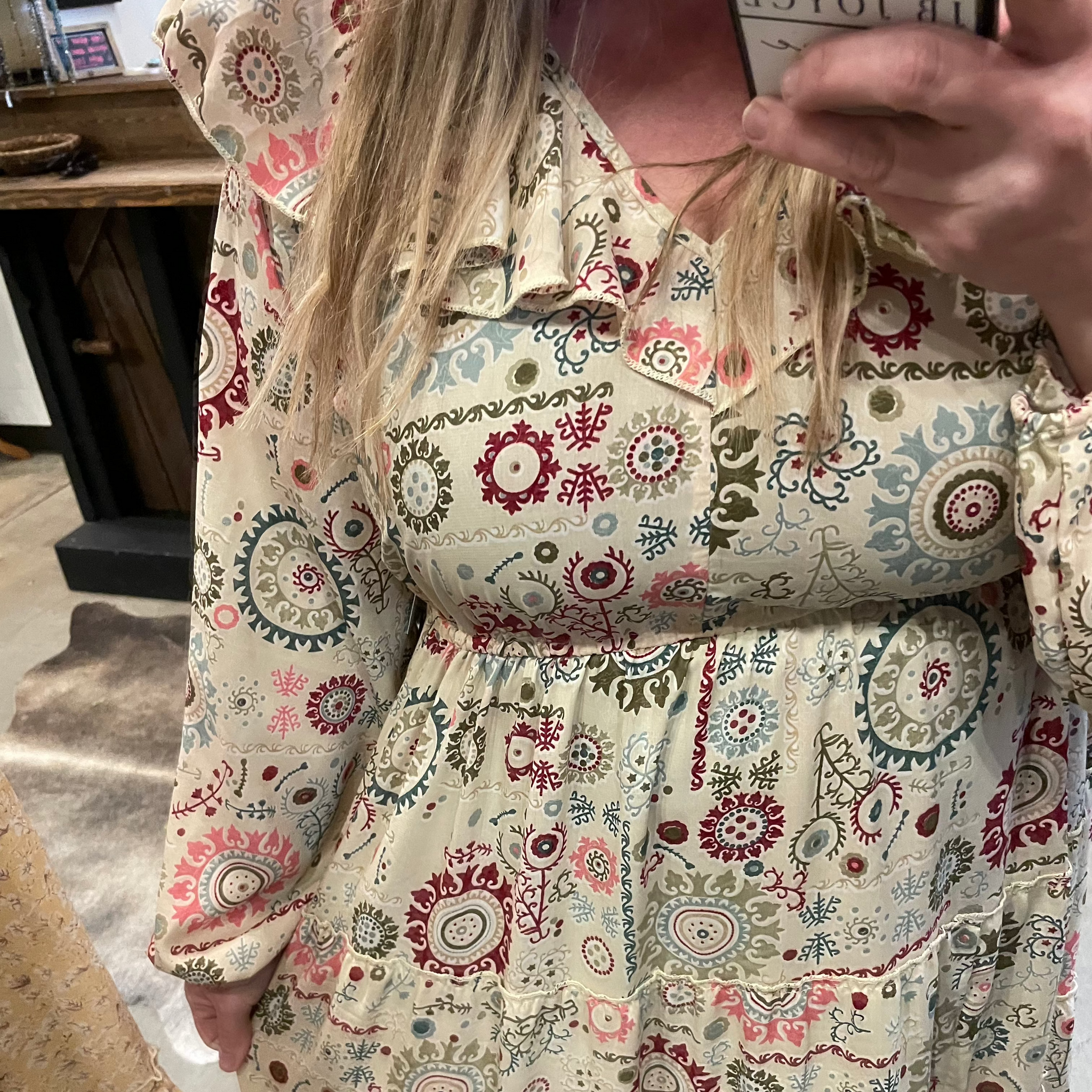 Paisley Pesant Dress
