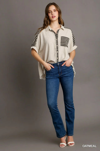 Black Check Oat