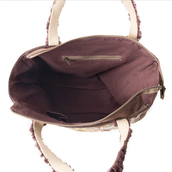 MYRA Antique Medallion Market Tote Bag