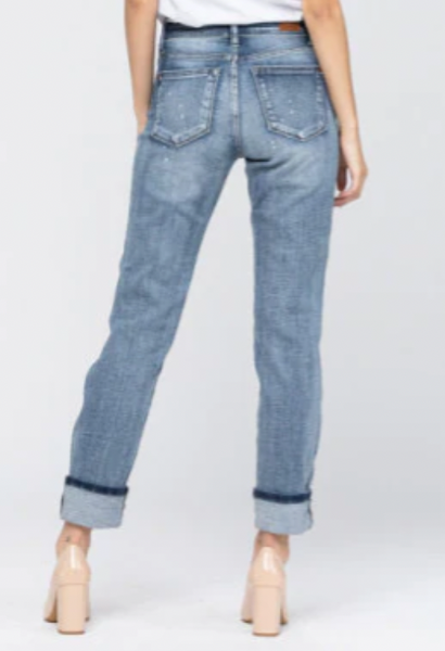 JB Light Wash Boyfriend Fit Jeans With Holes