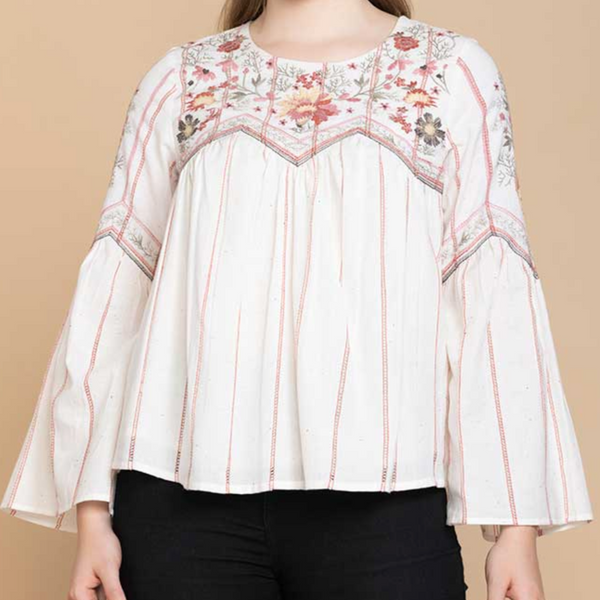 BOHERA Cheree Floral Delight Free Flowing top