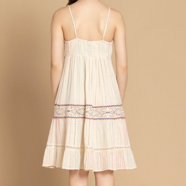 BOHERA Amore Crochet Full Skirt Dress