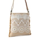 Prairie Lace Shoulder Bag in Cottage White