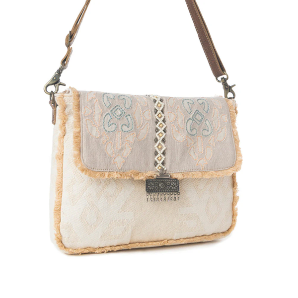 Cinnamon Sands Crossbody Bag in Sunset Ivory